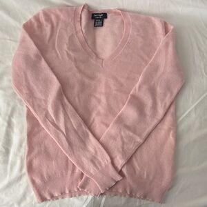 Light Pink V-Neck Sweater